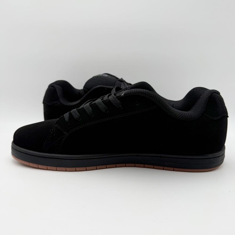 DC Mens Gaveler Low Top Skate Shoes Size 12.5 Black Casual Sneaker NWOB - Picture 7 of 12